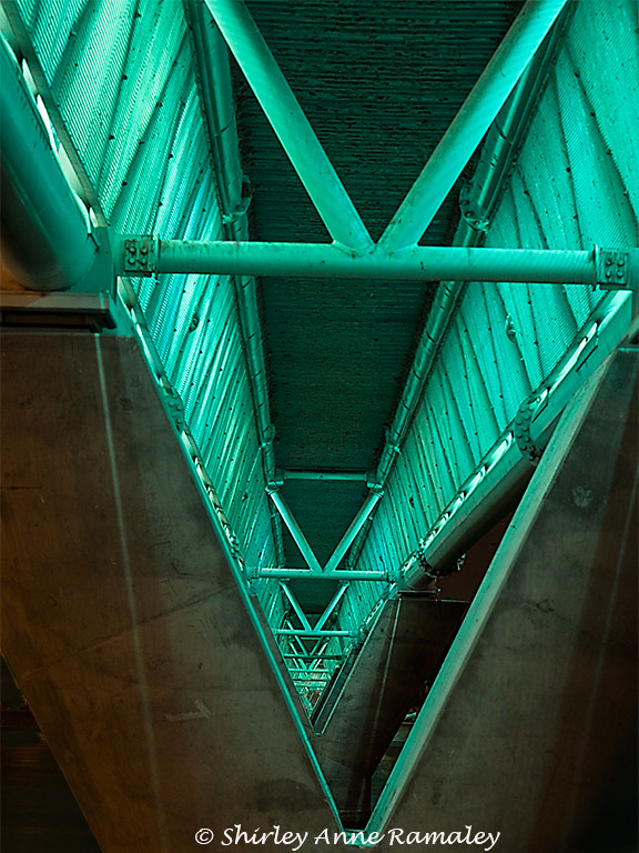 Tempe Bridge at Night